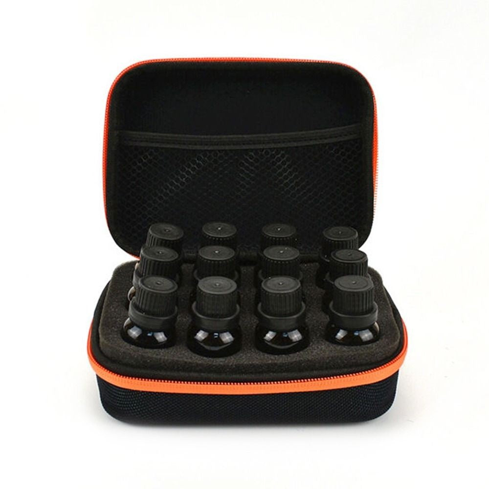 12 Slots Essential Oil Case for DoTERRA 5ML 10ML 15ML Essential Oil Roller Bottles Organizer Holder Perfume Hanging Storage Bag
