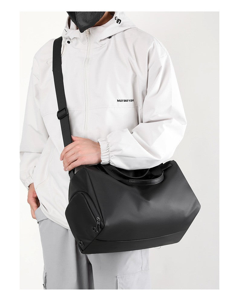 Zipper Large Capacity Oxford Travel Bags Solid Fitness Bags Thickened Fabric High Capacity Waterproof Luggage Sports Bags