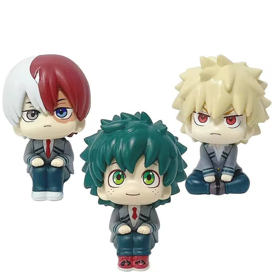 LookUp My Hero Academia Midoriya Izuku Boneco de Anime Boku no Hero Academia Bakugo Katsuki/Todoroki Shoto Bonecos de Ação Brinquedos Presentes