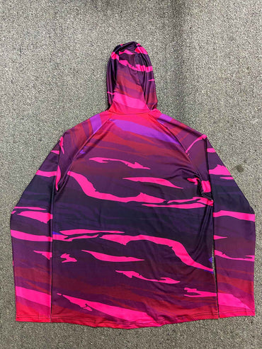 Fishing Shirts UPF 50+ Fish Maillot Tops Wear Beach Gear Hoodies Anti-UV Yacht Sea Angling Sports Uniform Jersey Running Hood