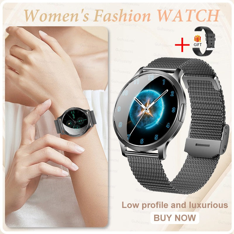 2026 New NFC Smart Watch Women 7.3mm Ultra-Thin 1.32" AMOLED HD Screen Sport Fitness Bluetooth call Luxury Smartwatch Women Gift
