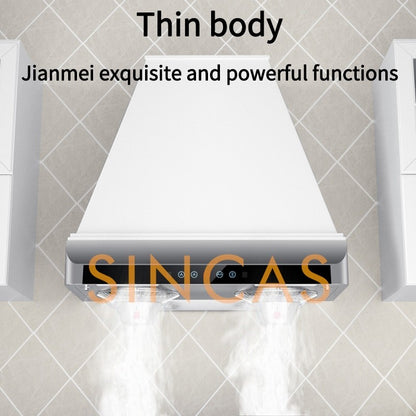 Ultrathin Range Hood For Kitchen Top Suction Dual Motor Strong Suction Force Kitchen Ventilator Energy Conservation Wide 710mm