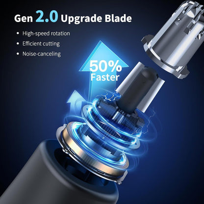 Nose Hair Trimmer Replacement Heads Compatible with OneBlade QP2520 QP2630 QP2724 QP2734 QP2834 One Blade 360 Electric Shaver