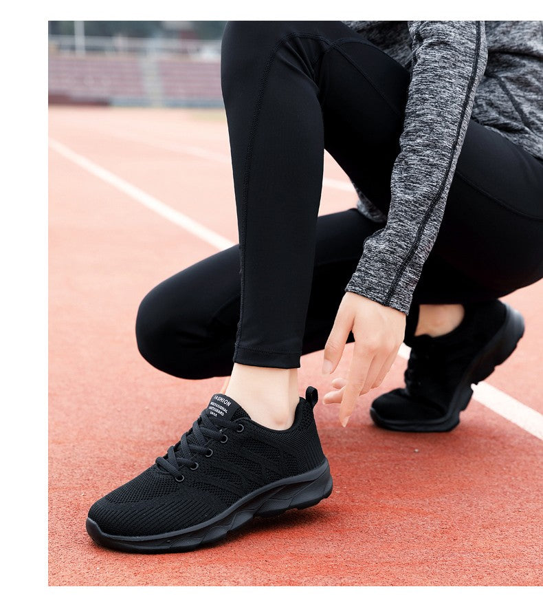 Novos Tênis Femininos Casuais Sapatos da Moda Respiráveis para Caminhada em Malha Sapatos Baixos Femininos 2024 Tenis Feminino Branco Sapatos esportivos femininos