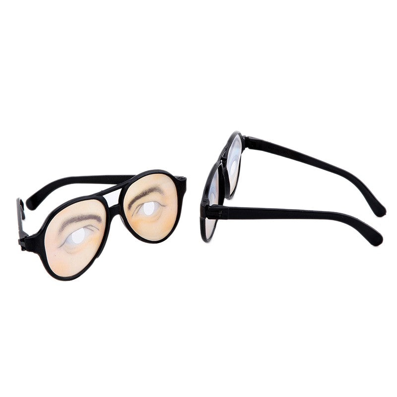 1 Pc Novelty Glasses Funny Fake Eyes Disguise Glasses For Masquerade Halloween Costume Party Photo Booth Props Gag Prank Eye