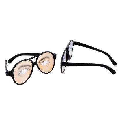 1 Pc Novelty Glasses Funny Fake Eyes Disguise Glasses For Masquerade Halloween Costume Party Photo Booth Props Gag Prank Eye