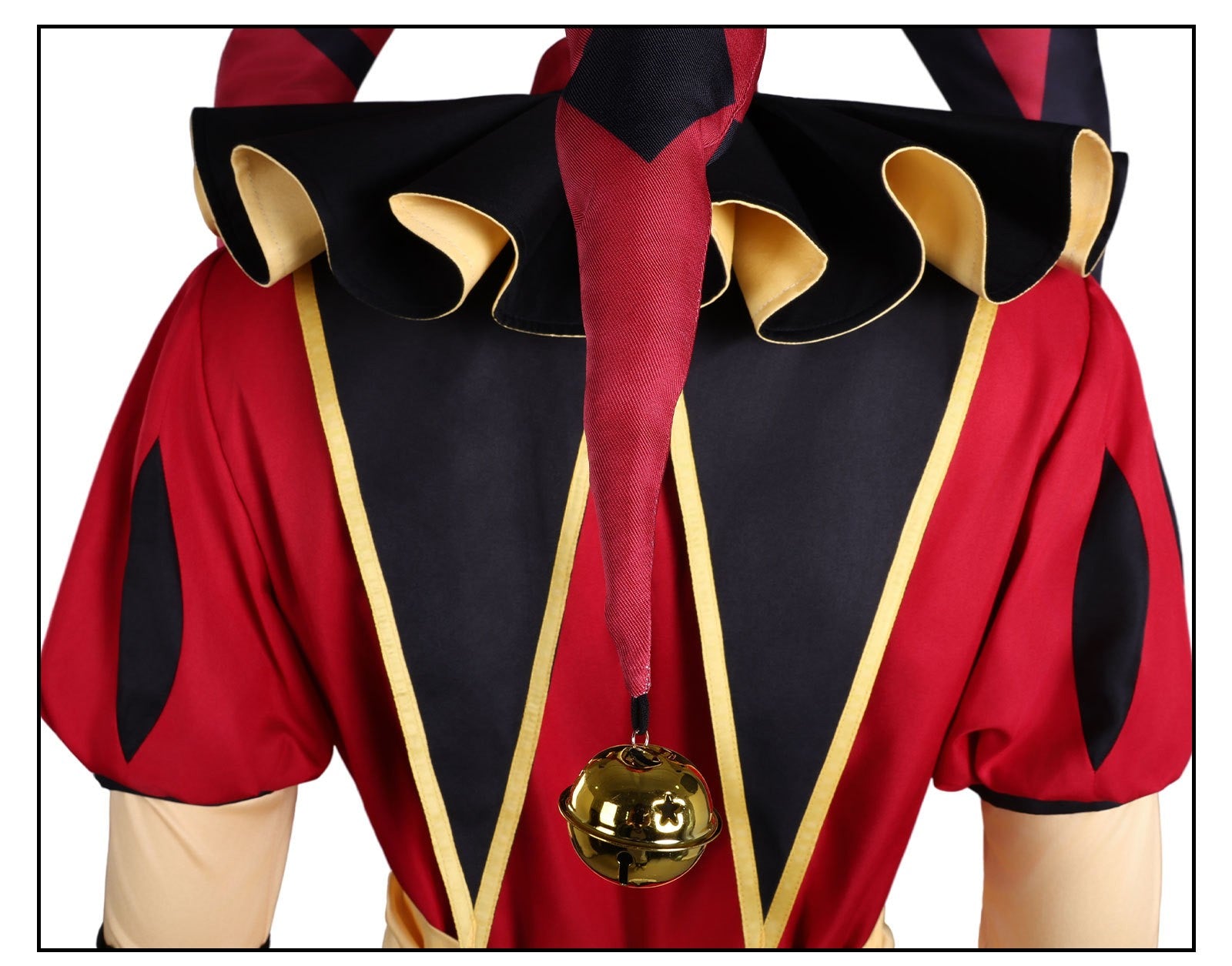Game The Freak Circus Cosplay Costume Pierrot Jester Harlequin Cosplay Adult Clown Joker Mask Uniform Halloween Carnival Outfits