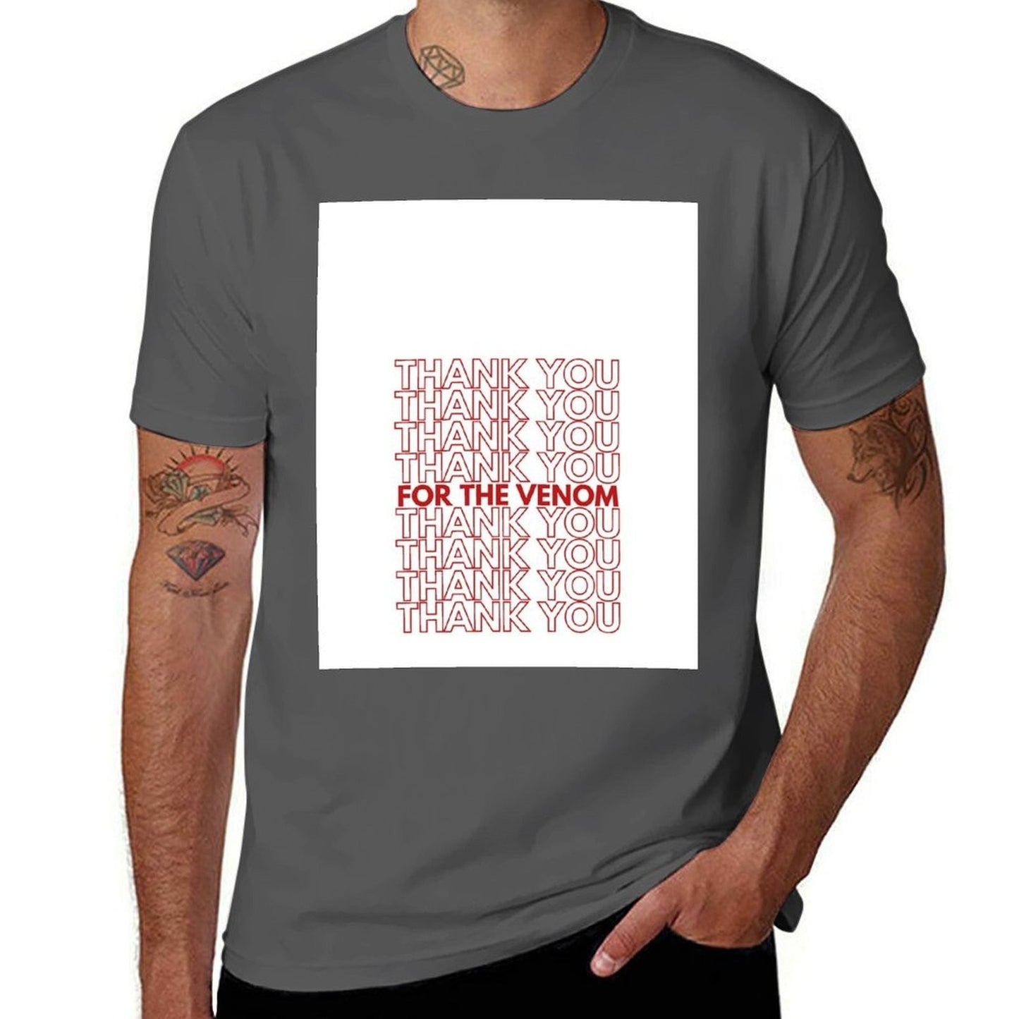 Thank You (For the Venom) T-Shirt t shirt man plain man graphic t shirt