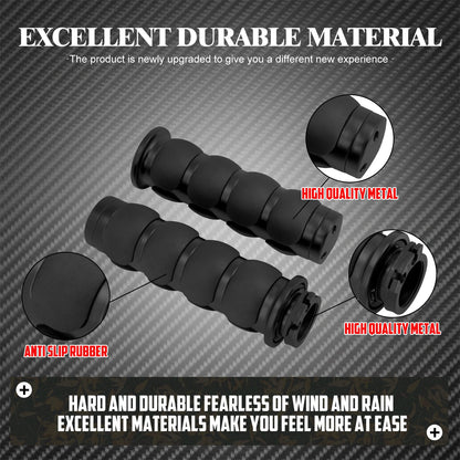 Manoplas de Guidão de Moto 1" 25mm Universal Para Harley Sportster XL1200 Touring Street Glide FLHR Dyna FXDL FLS