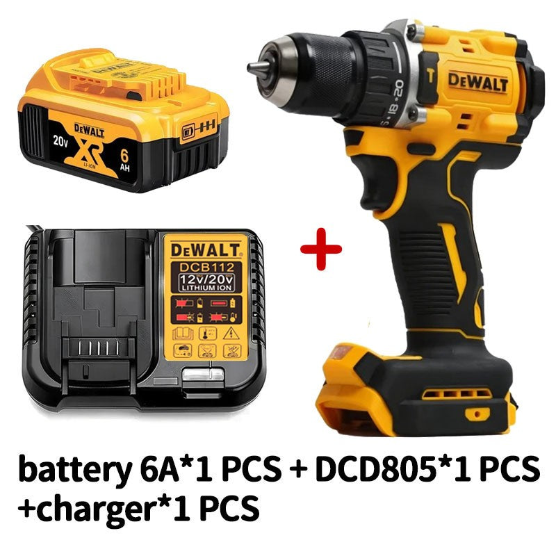 DEWALT Bateria 20V 6AH recarregável de íon de lítio carregador DCB118 Parafusadeira Furadeira Elétrica sem escovas DCD805 ferramenta elétrica