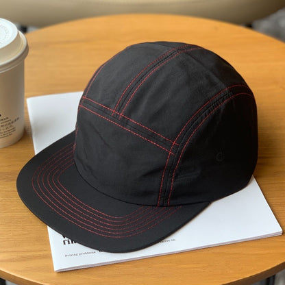 Quick-drying 63cm Large Flat Baseball Cap Men  Women Light  Breathable Sports Short Brim 5 Panel Running Hat Nylon Hats for Men