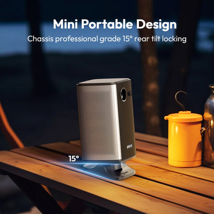 Projetor Portátil Mini BYINTEK P70X com Bateria Integrada Suporte 4K 3D Wifi para Noite de Cinema ao Ar Livre Projetores de Home Theater