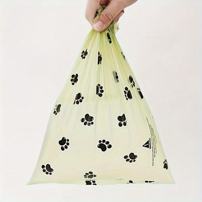 36 rolos de 540 sacos para dejetos de cachorro, à prova de vazamento, com estampa de pata, para limpeza de pets e uso externo