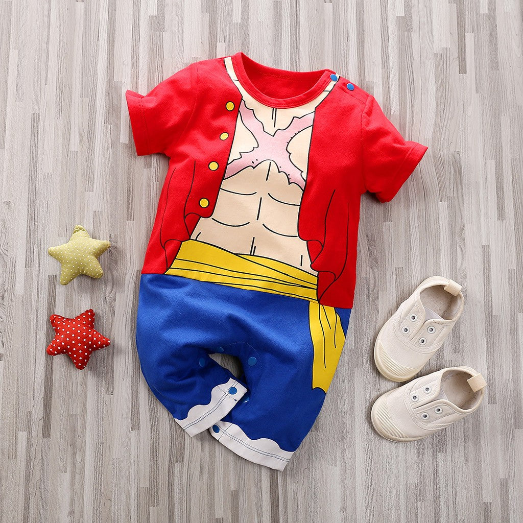 Anime Cosplay Dragon Ball Z Fantasia Infantil Bebê Menino Menina Macacão Criança Demon Slayer Roupa de Bebê Recém-nascido Macacão 0-18 Meses