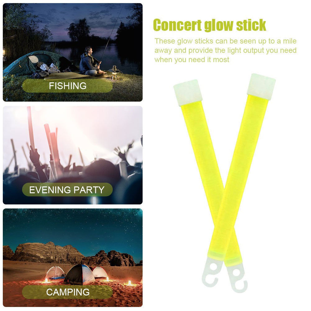 1-20pcs Industrial Grade Glow Sticks Light Stick Camping Emergency Light Sticks Party Clubs Supplies- Green Chemical fluorescent