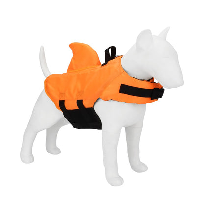 Colete Salva-Vidas Tubarão para Cães, Roupa de Natação para Cães Pequenos e Médios, Roupa de Banho para Pets
