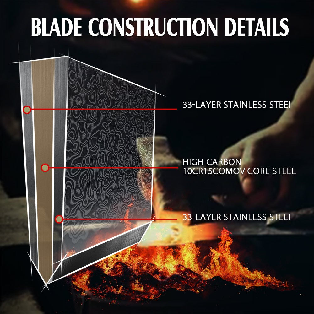 Professional 67-layer Damascus Japanese Kitchen Nakiri Gyuto Chef bread boning Knife Set Home kitchen tool with Carbon Fiber HD