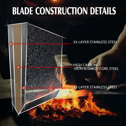 Professional 67-layer Damascus Japanese Kitchen Nakiri Gyuto Chef bread boning Knife Set Home kitchen tool with Carbon Fiber HD