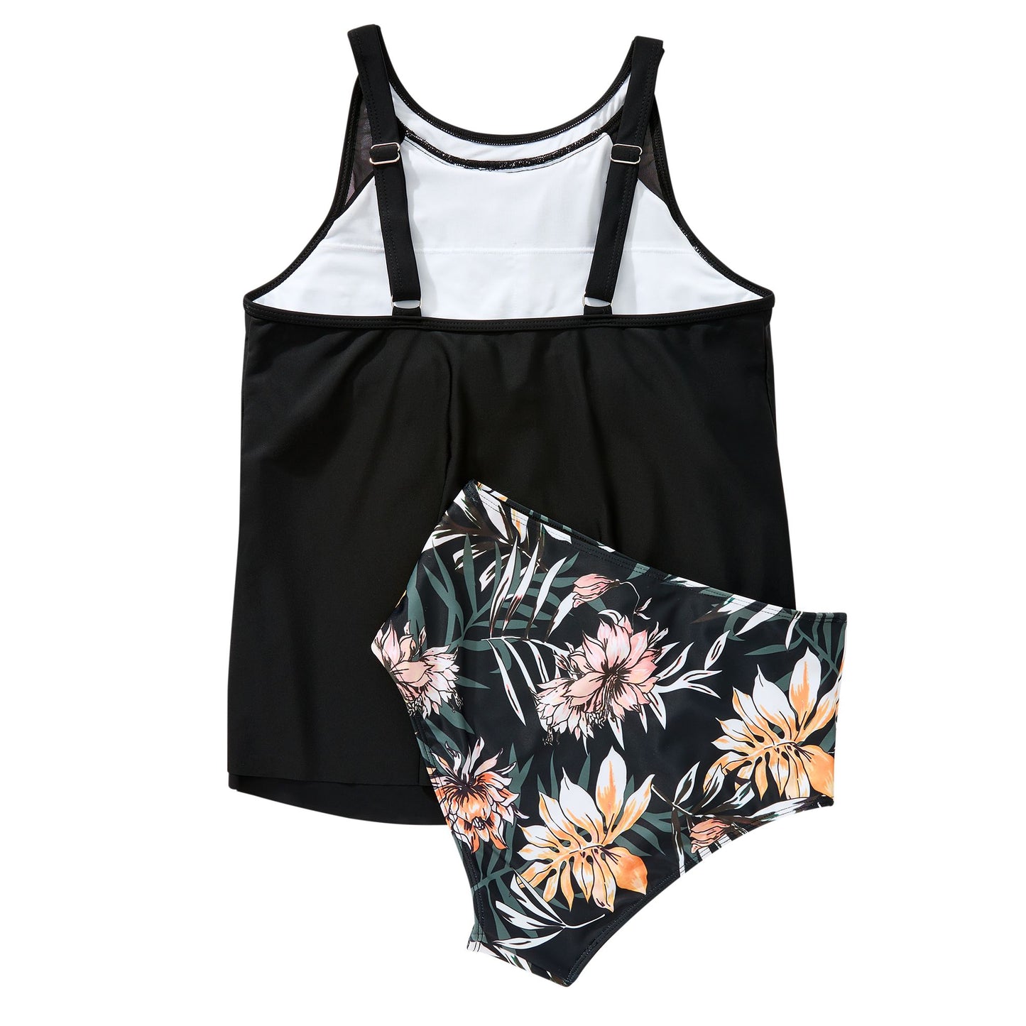 Women Tummy Control Tankini Bathing Suits High Waisted Padded Swimwear Plus Size Beachwear Swimsuit Bikini Sets Female