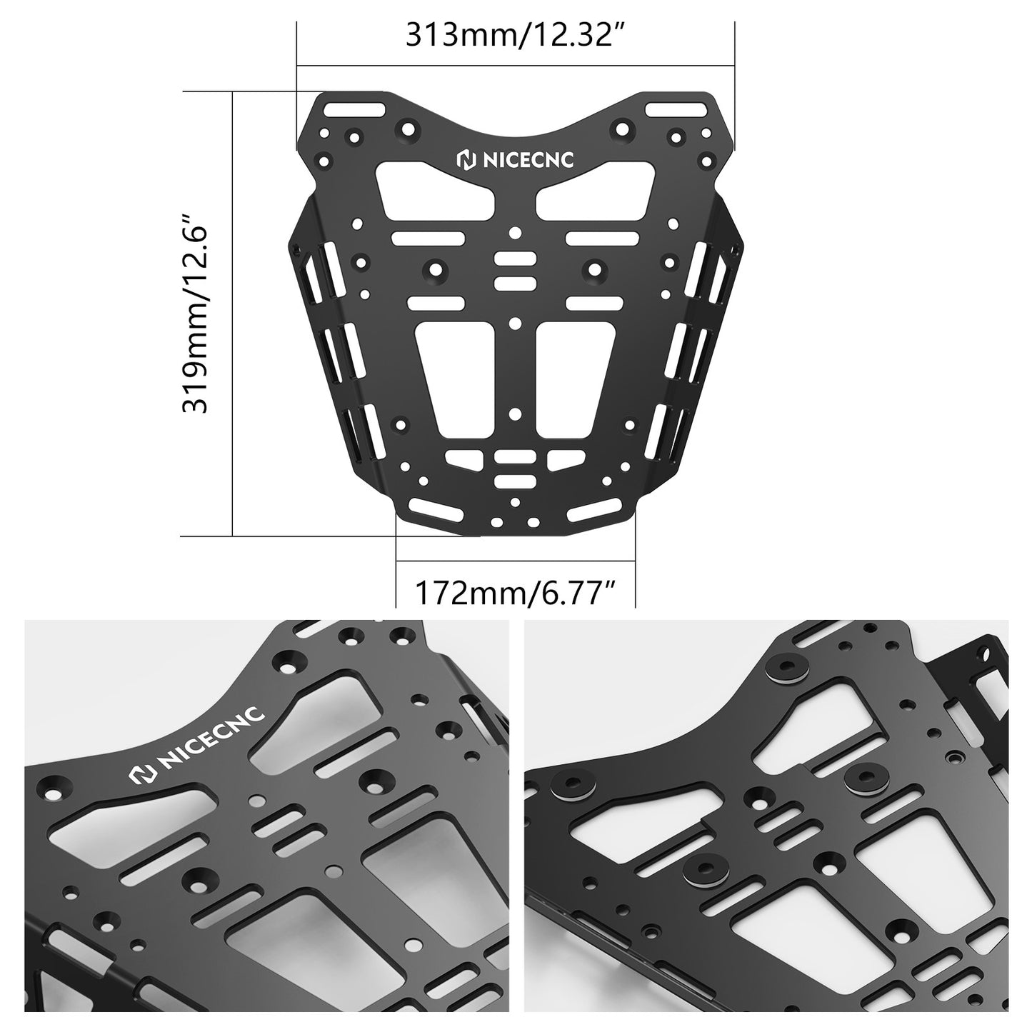 For Husqvana Norden 901 2022-2024 Luggage Rack Top Case Bracket Rack-Less Soft Luggage Tool Bag For 901 Norden 2022-2024