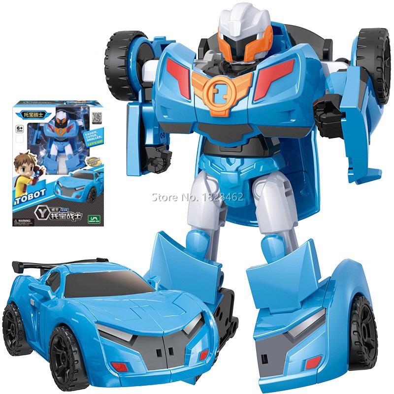 Mini Robô de Transformação Tobot Brinquedos Coreanos Desenhos Animados Irmãos Anime Tobot Deformação Carro Avião Brinquedos para Crianças Presente