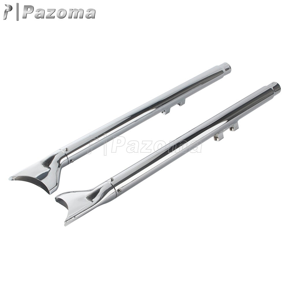 For Harley Softail Breakout Standard Slim Deluxe 2007-17 Motorcycle 33/36/39/42" Fishtail Exhausts Slip On Exhaust Pipe Muffler