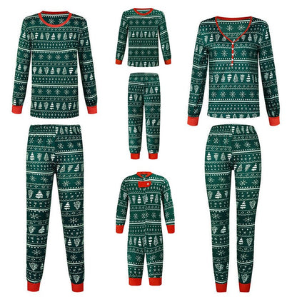 2025 Family Christmas Matching Pajamas Clothes Set Adult Kid Pyjama Homewear Dad Mom Children's Baby Christmas Nightwear Outfit