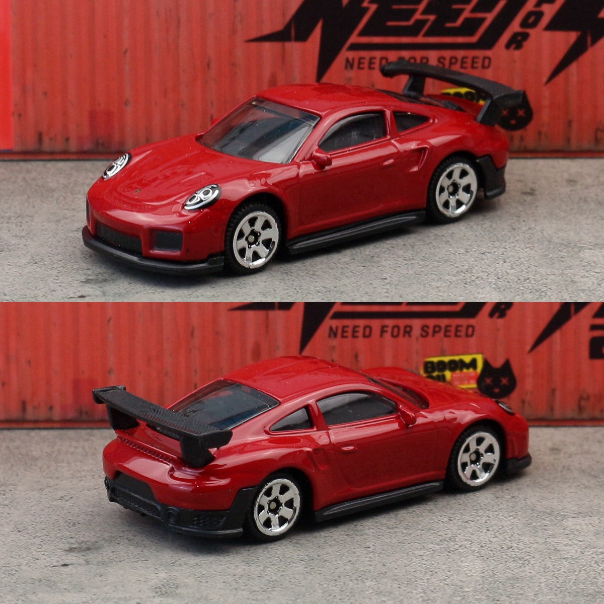 1/60 Porsche 911 GT2 RS Brinquedo Modelo Carro CCA MSZ 1:64 Miniatura Diecast Rodas Livres Coleção Adequada para Hot Wheels Presente Infantil