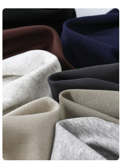 Calça de moletom reta 340G de terry, confortável, versátil, macia e suave para a pele, resistente a rugas e durável
