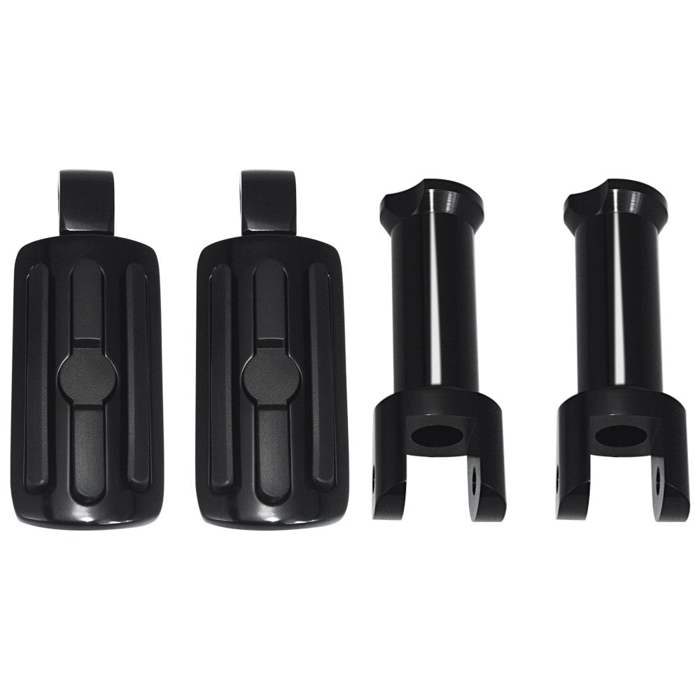 Motorcycle Rear Foot Peg Mounts Clevis Passenger Footpeg Support Kit Fit For Harley Davidson Softail 2018-2025 Gloss Black