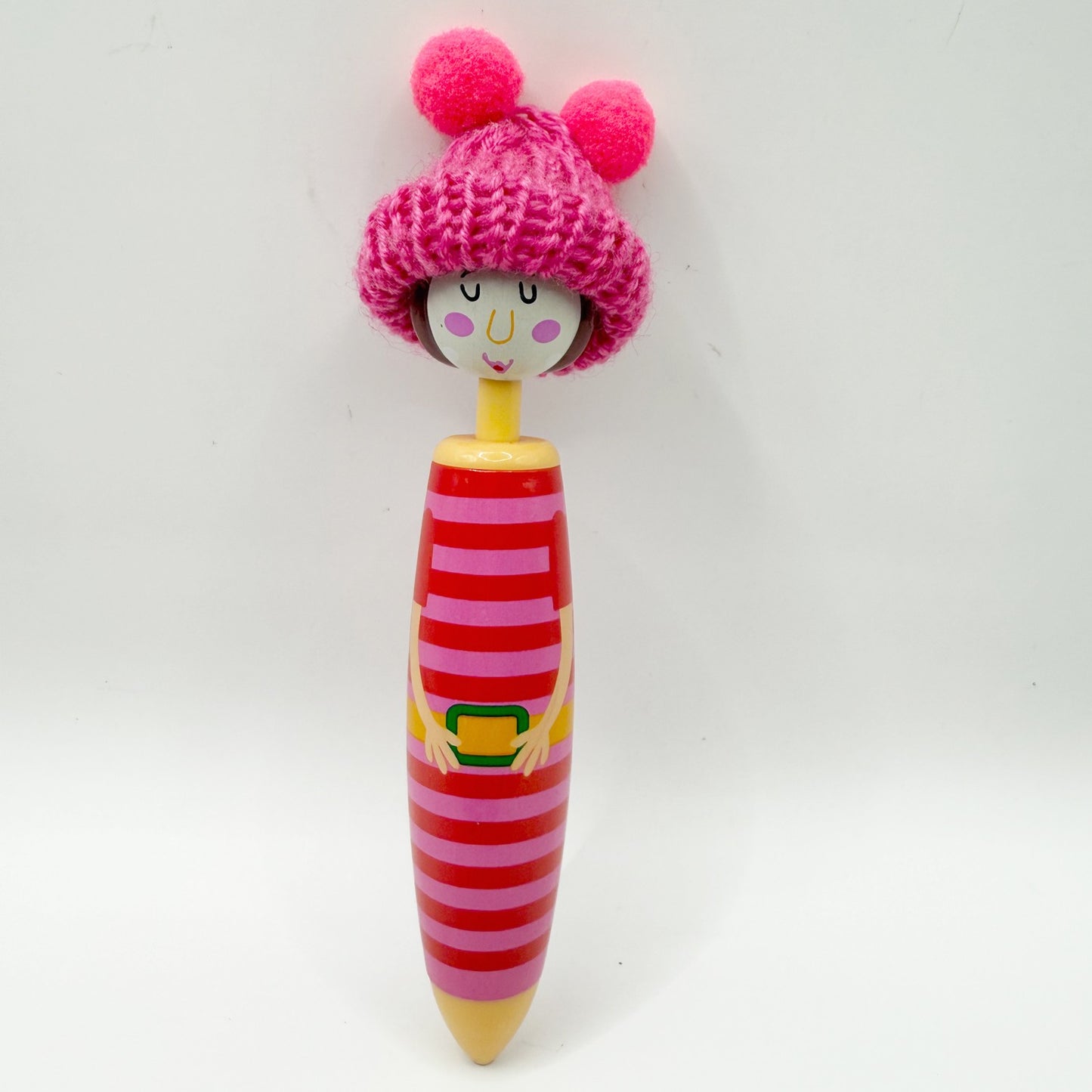 Christmas Doll Ballpoint Pen, Cute Cartoon Gel Pen 0.5mm Blue Ink, Suitable for Business Home or Office Supplies.