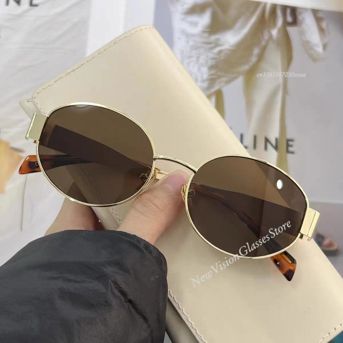 2025 New Oval Frame Sunglasses Men Women Trendy UV400 Sun Glasses Eyewear Outdoor Driving Sports Punk Goggle Shades for Male