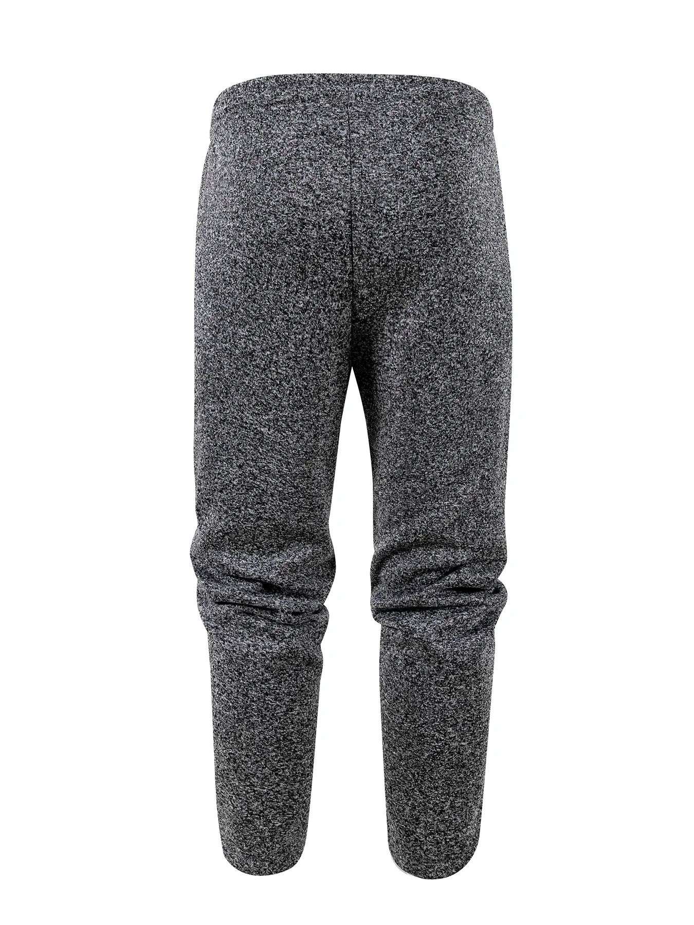 Calça Esportiva Jogging Masculina Calça de Moletom Casual Diária Cor Sólida Outono Calça Jogger de Cintura Elástica Calça Comprida de Treino Masculina