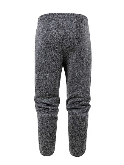Calça Esportiva Jogging Masculina Calça de Moletom Casual Diária Cor Sólida Outono Calça Jogger de Cintura Elástica Calça Comprida de Treino Masculina