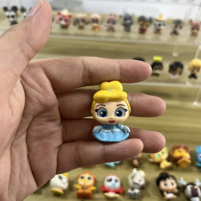 Anime Disney Doorables Kawaii Boneca Olhos Grandes Mickey Buzz Lightyear Bonecos de Ação Modelo Brinquedo Colecionável Desenho Animado Presentes Infantis
