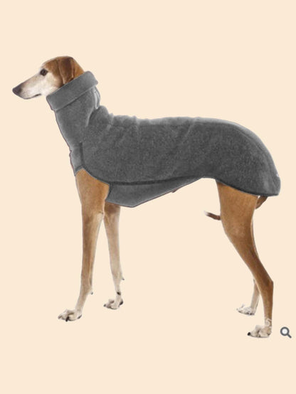 Roupas para Galgos, Pijama de Inverno para Cães Macacão Gola Alta Elástico Roupas para Galgos Roupa de Estimação Casaco para Cães de Porte Médio, Gran