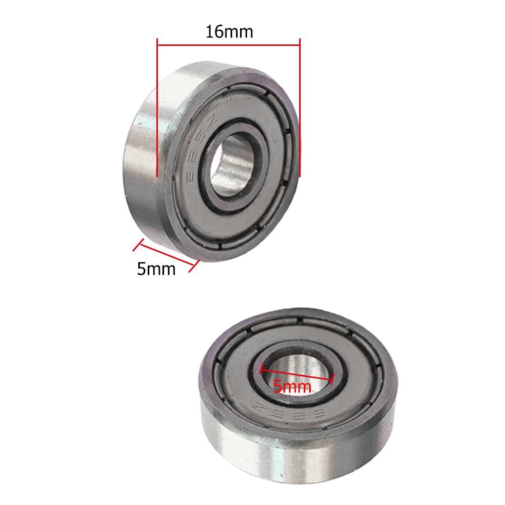 100-10Pçs Rolamentos de Esferas 608ZZ 623ZZ 626ZZ 687ZZ Rolamentos Miniatura de Sulco Profundo para Skate Patinete Rolamentos para Impressoras 3D