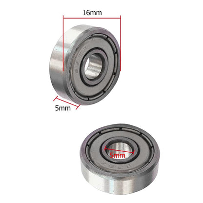 100-10Pçs Rolamentos de Esferas 608ZZ 623ZZ 626ZZ 687ZZ Rolamentos Miniatura de Sulco Profundo para Skate Patinete Rolamentos para Impressoras 3D