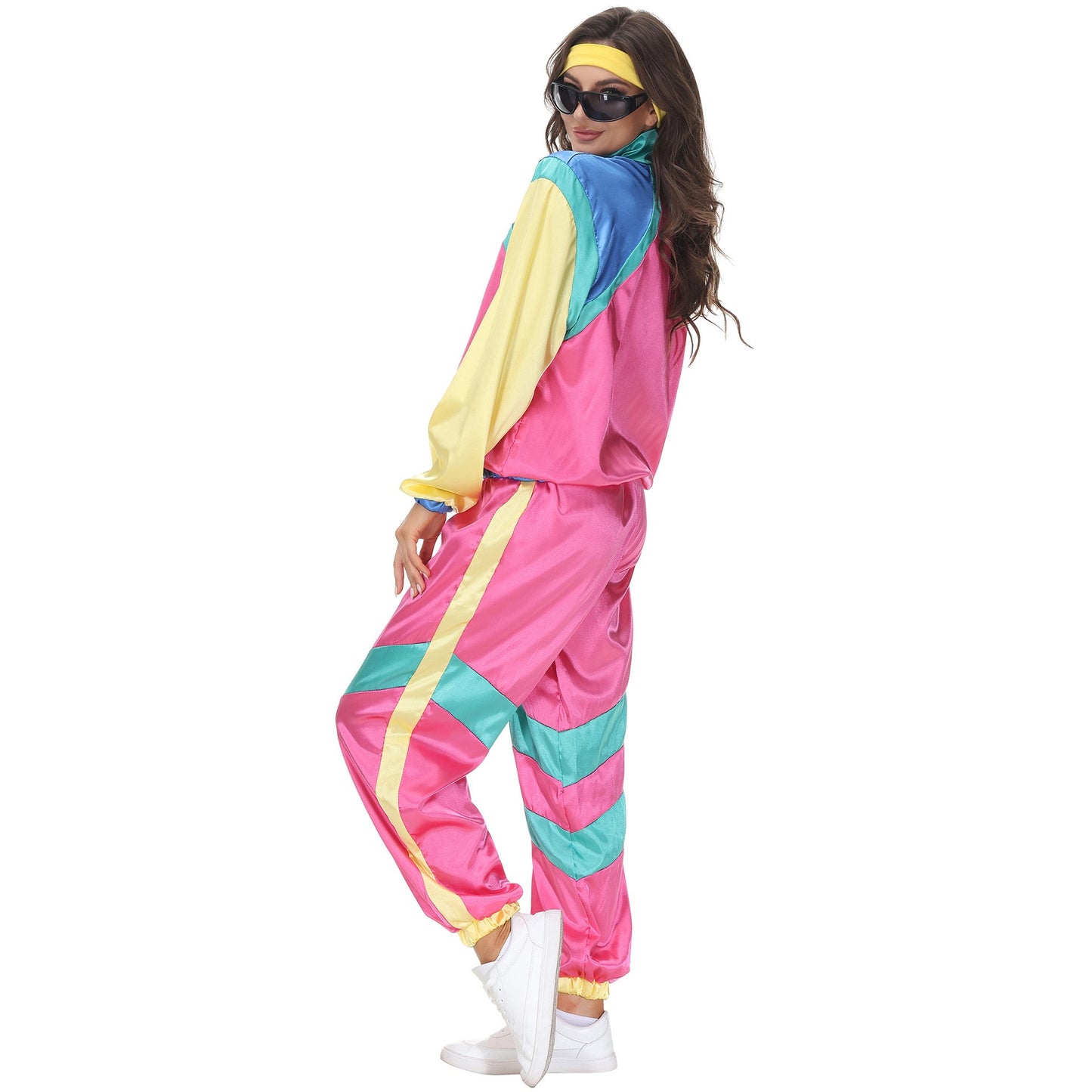 Vintage Disco Hip-hop Varsity Stage Outfit New Carnival Group Dance Wear for Carnival Cocktail Halloween Party Performance