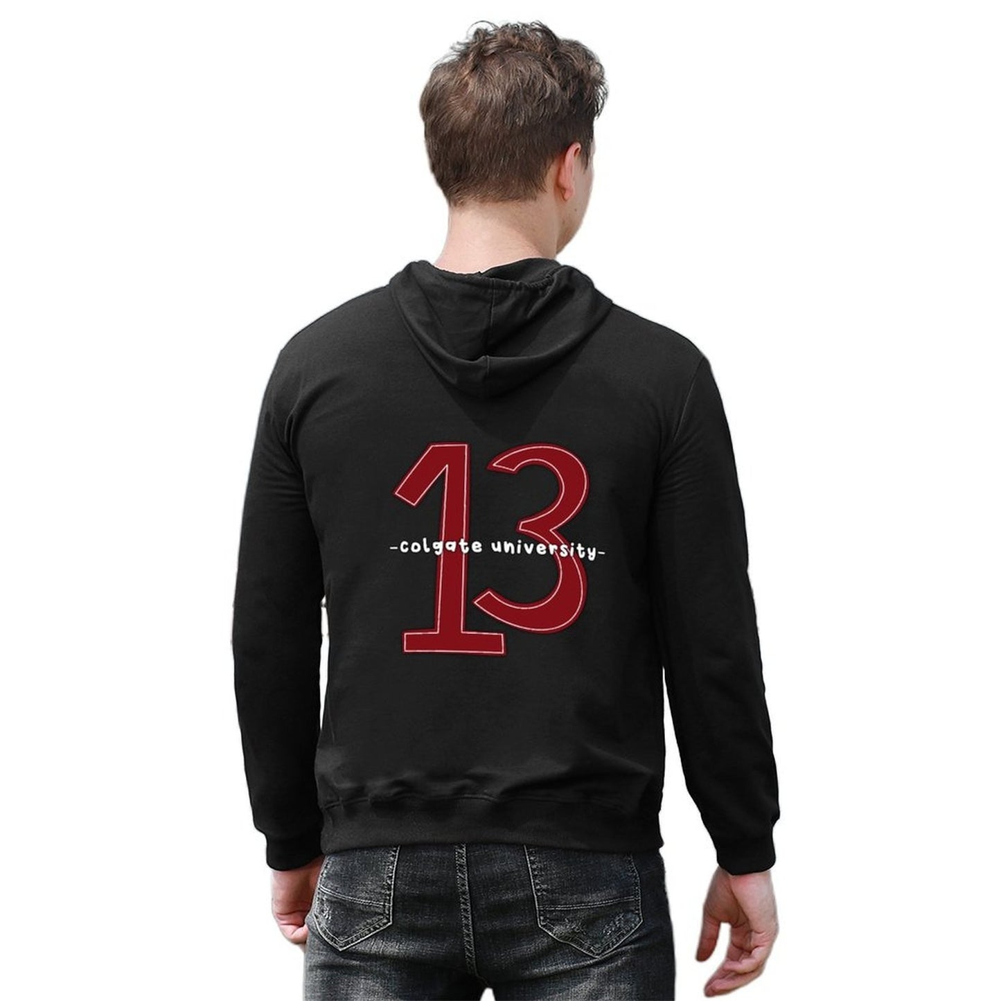 Colgate University 13 Hoodie korean clothes hooded shirt korean style clothes men's autumn clothes mens hoodie