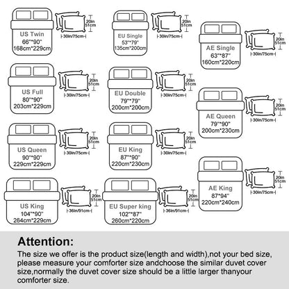 3PC Solid Plush Duvet Cover Comfortable Bedding 1 Duvet cover 2 Pillowcases Soft And Skin Friendly No Filling Four Seasons