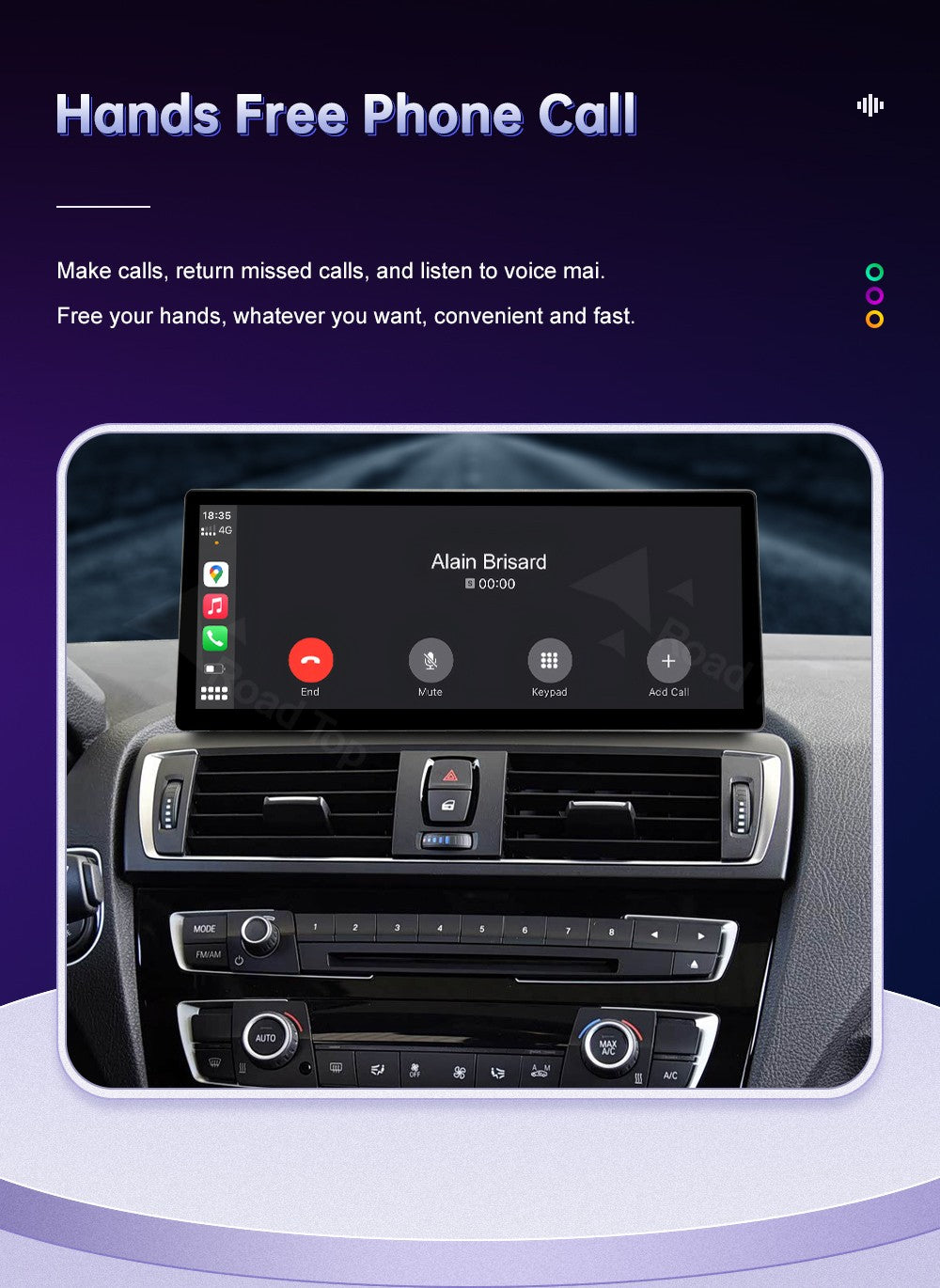 12.3inch Ultra Thin Screen For BMW 1/2/3/4 Series F20 F21 F22 F23 F30 F31 F33 F36 CIC/NBT/EVO Wireless CarPlay Multimedia Radio
