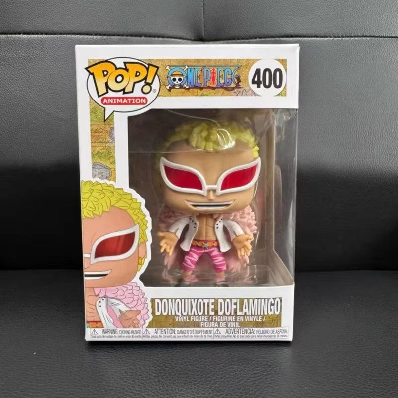 One Piece Donquixote Doflamingo Funko Pop Boneco de Ação Modelo 400 Coringa Escultura de Vinil Edição Limitada Colecionável Comemorativa