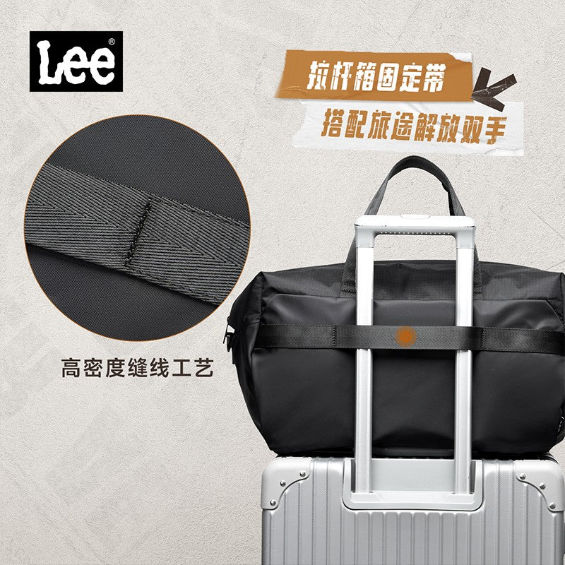 LEE Business Fitness Travel Bag Large-Capacity Shoulder Bag Men Women Duffle Bag Waterproof Oxford Leisure Traveling Sports Use