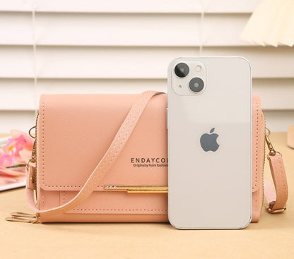 2024 New Women's Wallet Korean Multifunctional Shoulder Bag Mid-length Clutch Coin Purse