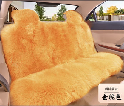 1 Peça Quente Pelúcia Capas de Assento de Carro Universal Longa Lã de Pelo Capa de Assento Dianteiro de Carro Protetor Almofada Tapete para Acessórios de Carro Almofada de Assento de Carro