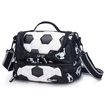Mochila Infantil Menino Futebol Escolar Anime para Crianças Adolescentes Viagem Mochila Escolar