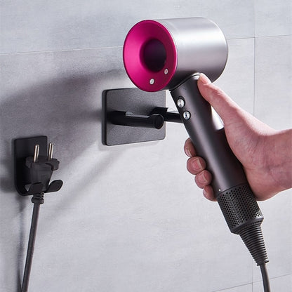 Organizador de Secador de Cabelo de Parede Impermeável, Economiza Espaço e Durável, Ideal para um Banheiro Livre de Bagunça, Suporte para Secador de Cabelo