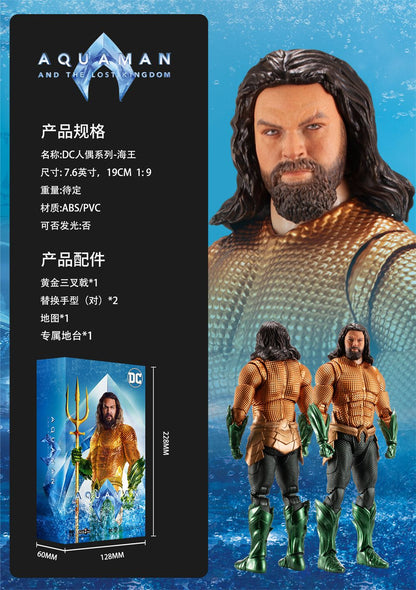 DC Originals Justice League Figure Superman Batman Wonder Woman Aquaman Mera Anime Figures Collectble Models Toys Gift