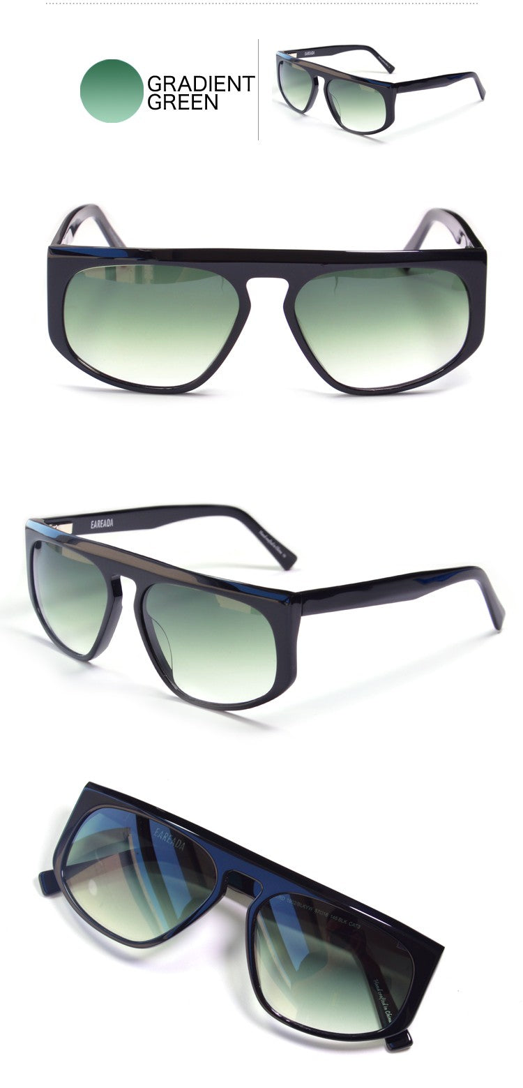 Iron Man Robert Downey Sunglasses Tony Stark Original Sunglasses Yellow Lens Cycling Glasses Man Car Driving Glasses Oversized